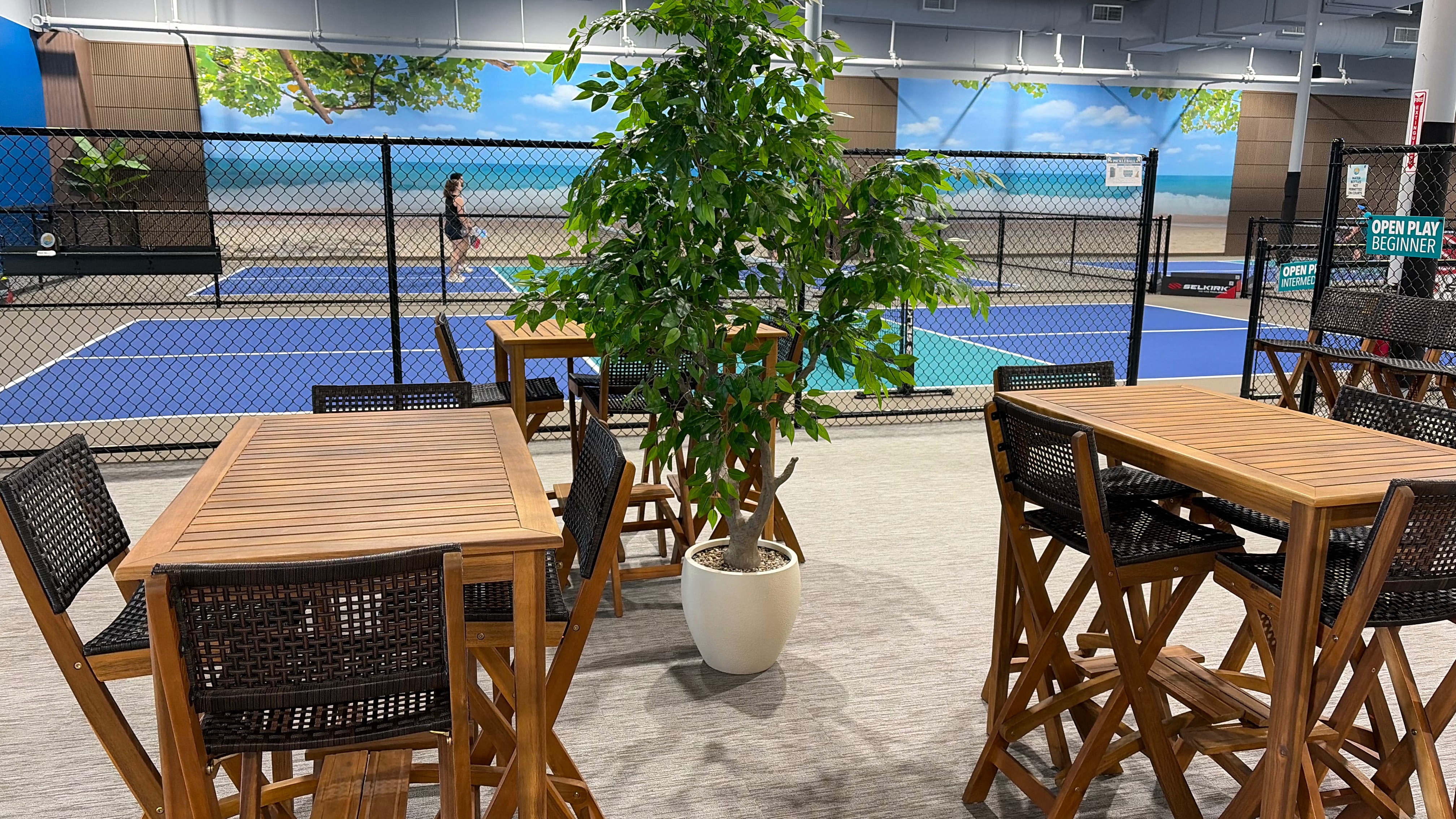 The cozy PoP lobby is warm and welcoming to players of all ages and skill levels.