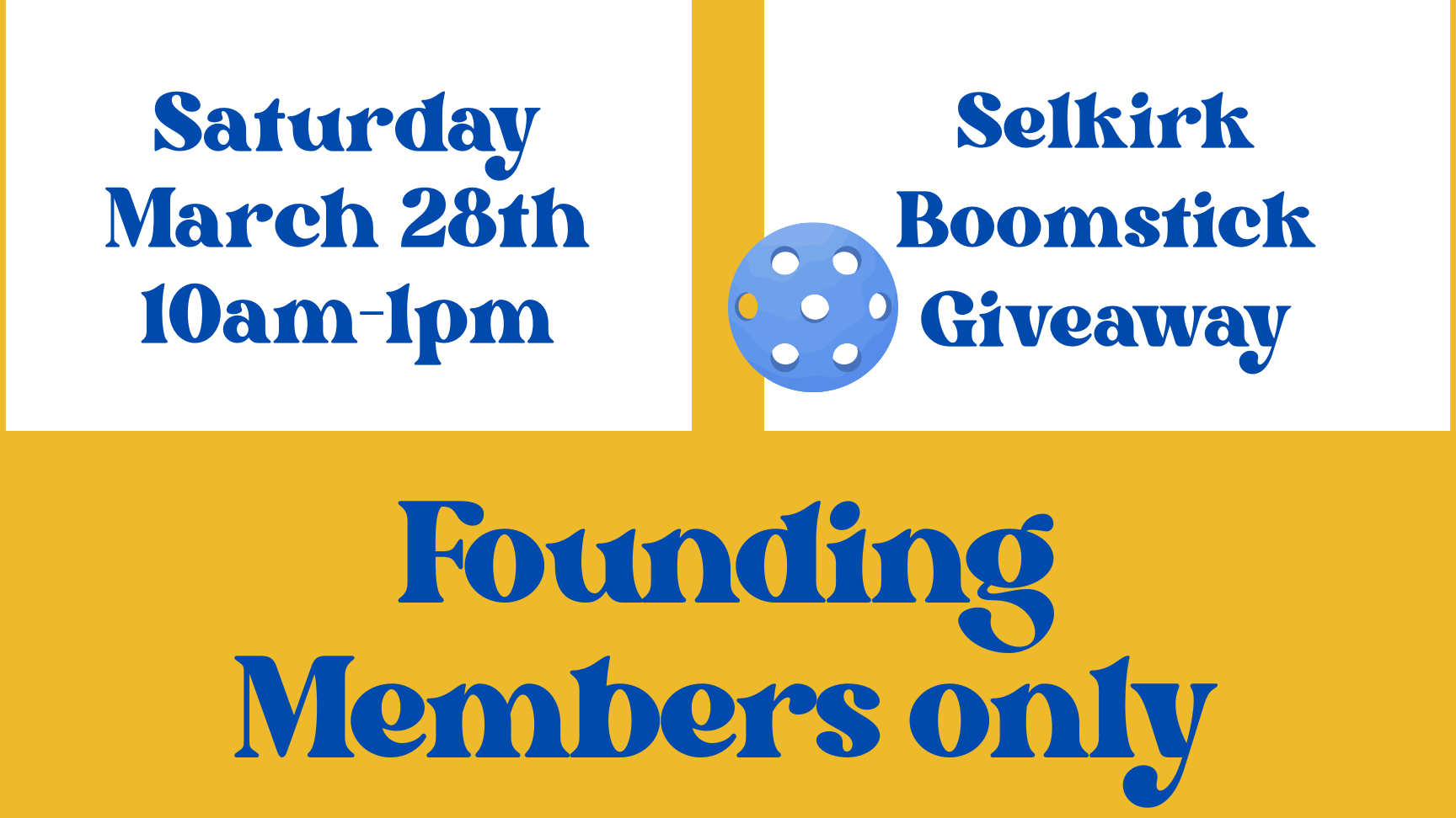 Founding Member's Only Event
