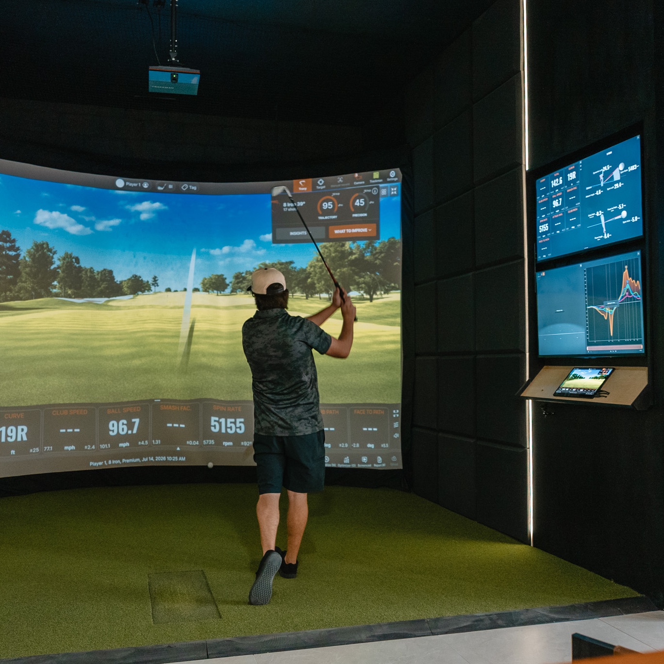 Trajectory Indoor Golf Club hero